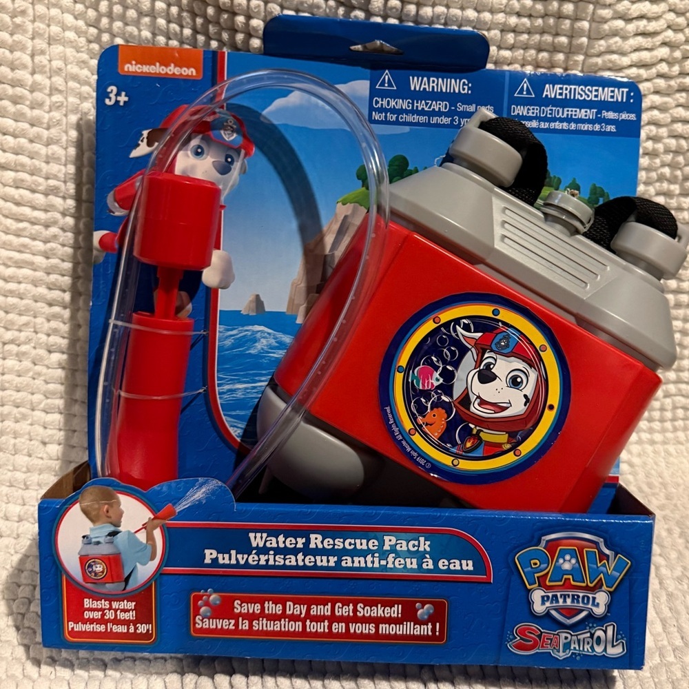 Nickelodeon Paw Patrol Water Rescue Pack - Red and Blue Outside Water Toy